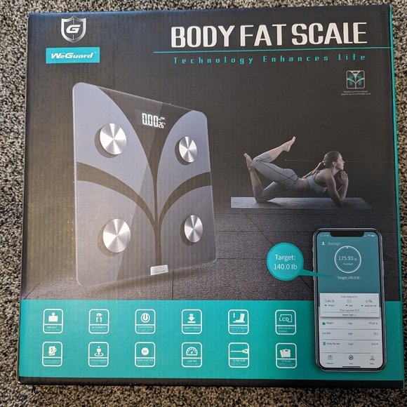 NIB WeGuard Body Fat Scale - Picture 1 of 2